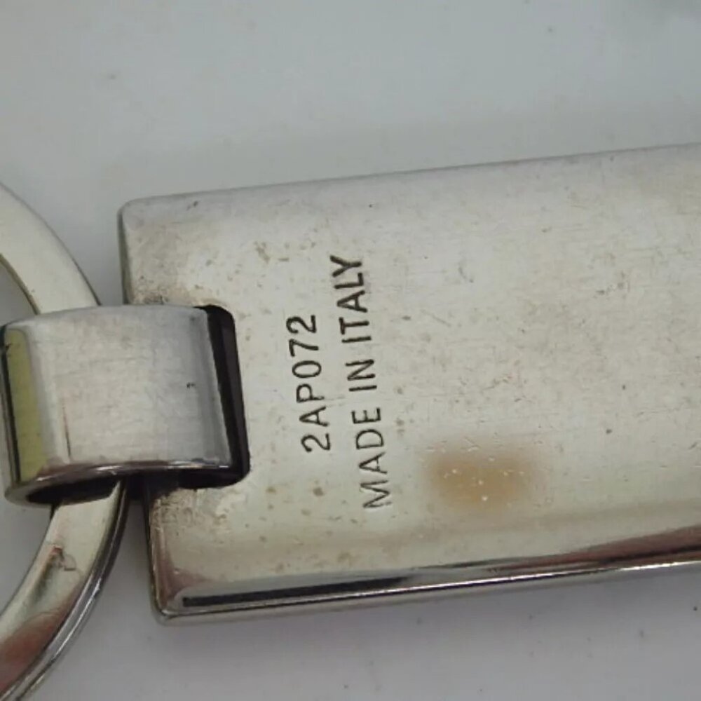 Authentic PRADA Heart Logo Three-Piece Set key ring metal [Used] - Picture 7 of 9